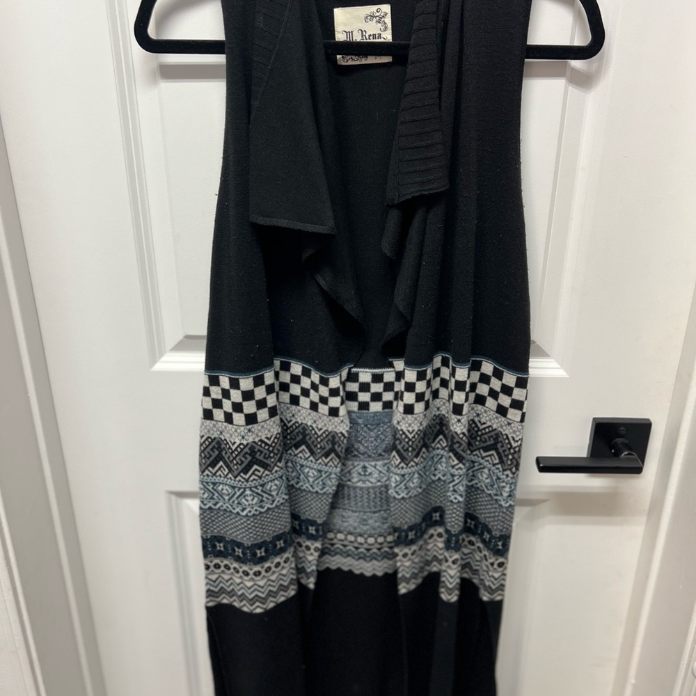 M. Rena Classic Black Knitwear